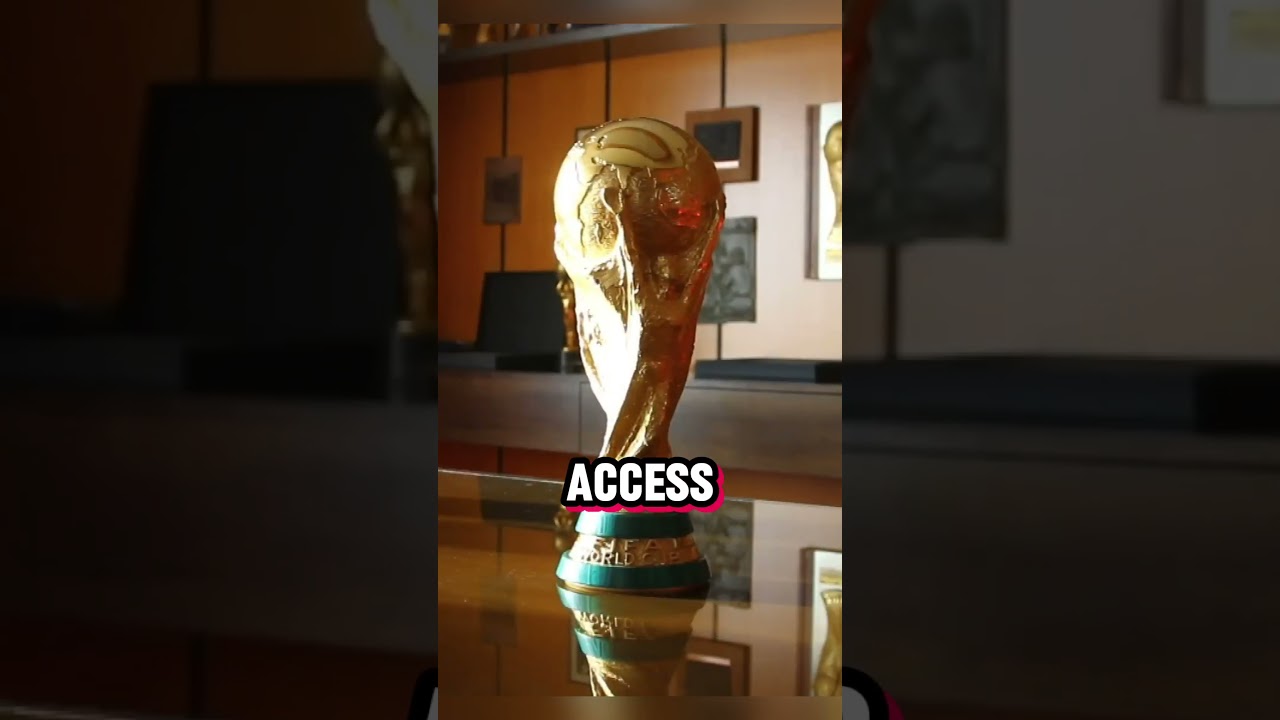 FIFA world cup trophy security?🤯#shorts