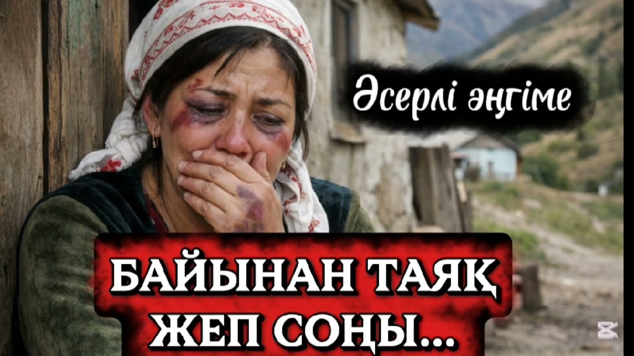 БАЙЫНАН ТАЯҚ ЖЕП СОҢЫНДА... #болғаноқиға #әсерліәңгіме 
