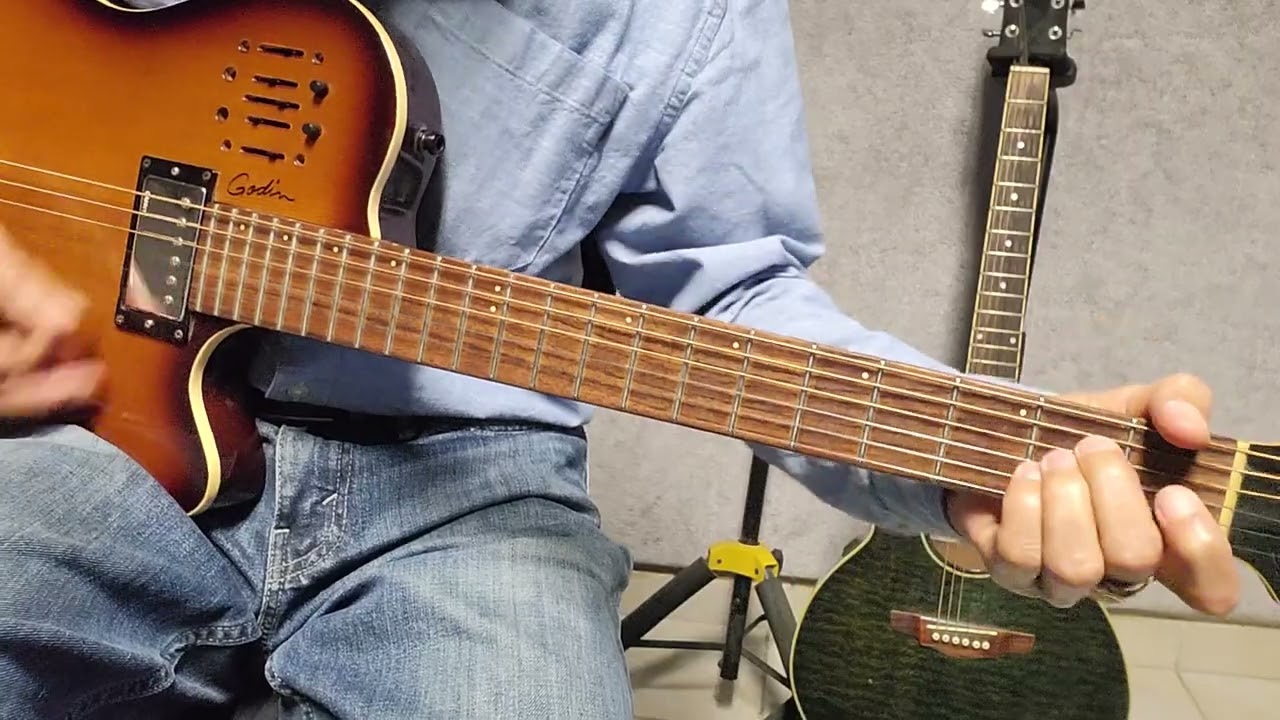 no debes llorar, los solitarios cover, como tocar en guitarra