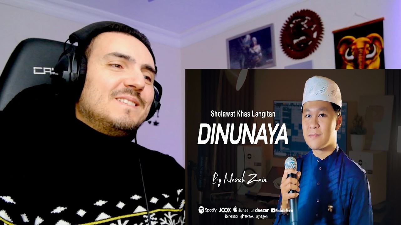 DINUNAYA (Insaaltum) - (Versi Langitan) Cover by Nazich Zain Reaction