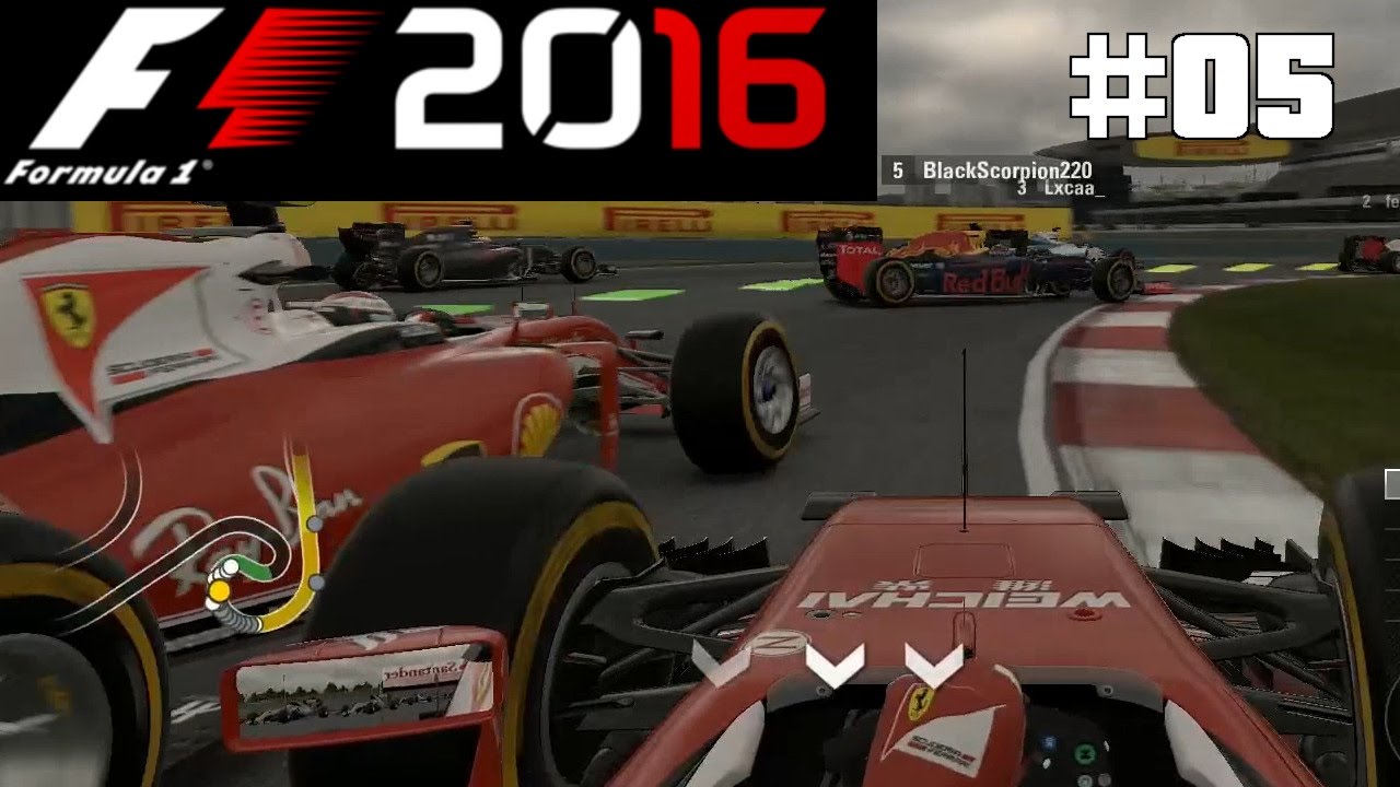 Kawa_Knight rammt mich! Ich lande hinten #05 China  F1 2016 CHINA 1/2 Online Meisterschaft
