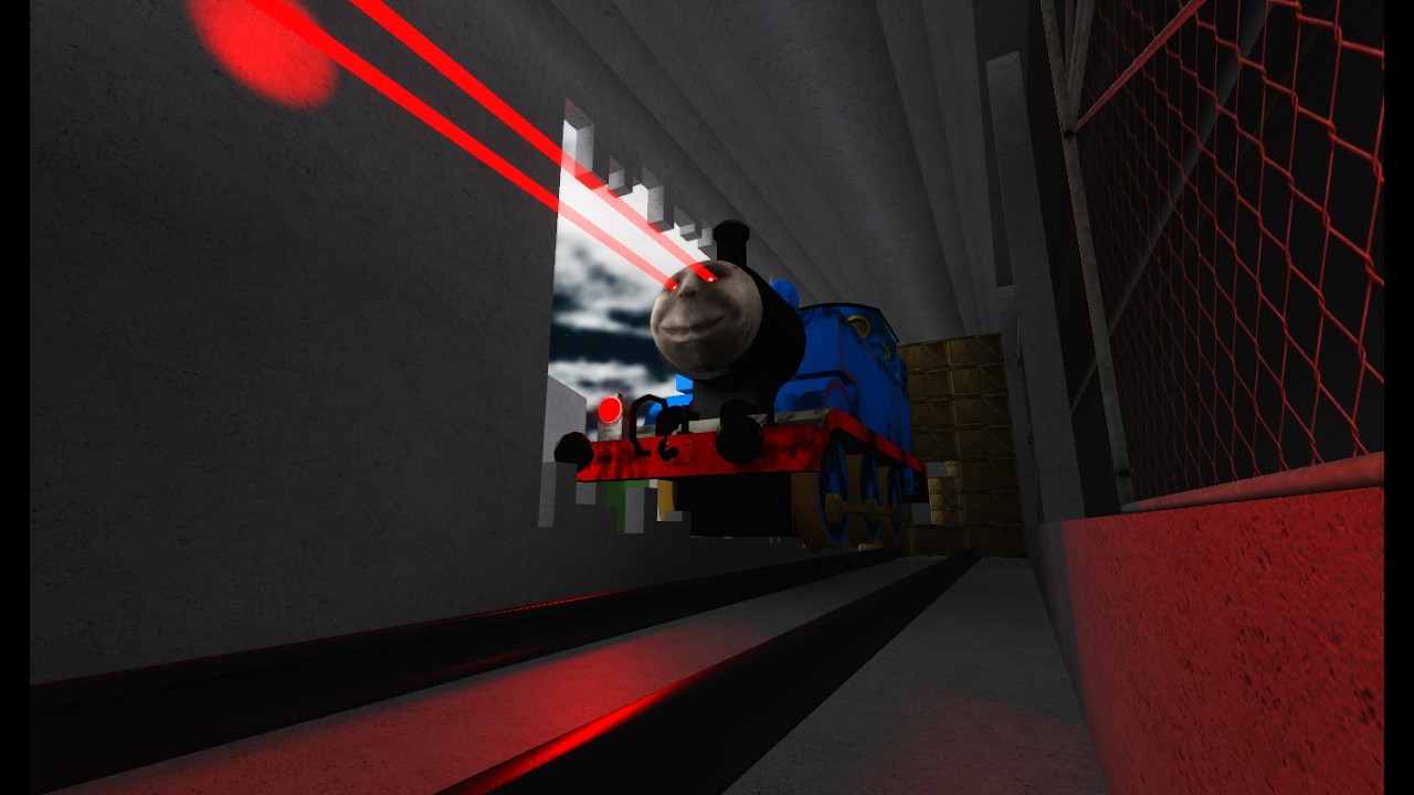 Thomas.exe arrived in the tunnel at night! [The Tunnel This Coming - Roblox]