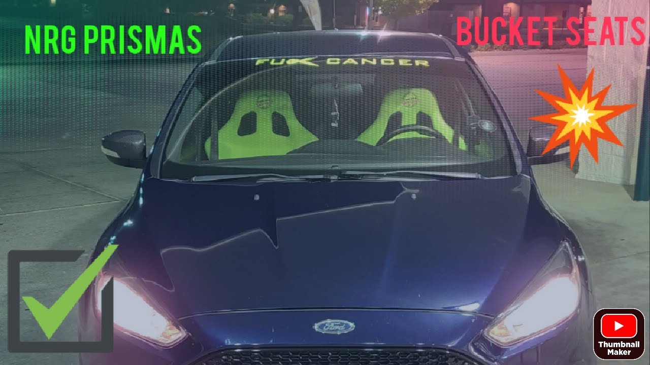 AFTER MARKET BUCKET SEATS INSTALL ( NRG PRISMA )