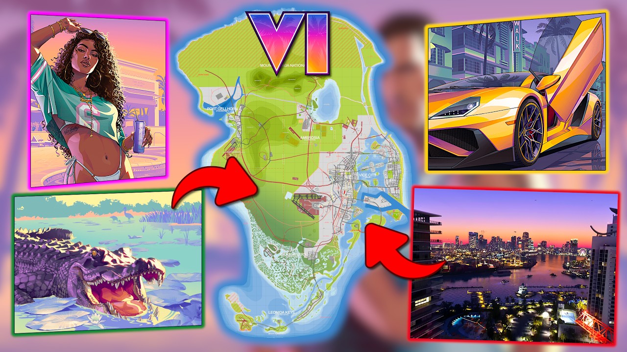 ПОЛНЫЙ разбор и анализ новых артов и видео по GTA 6