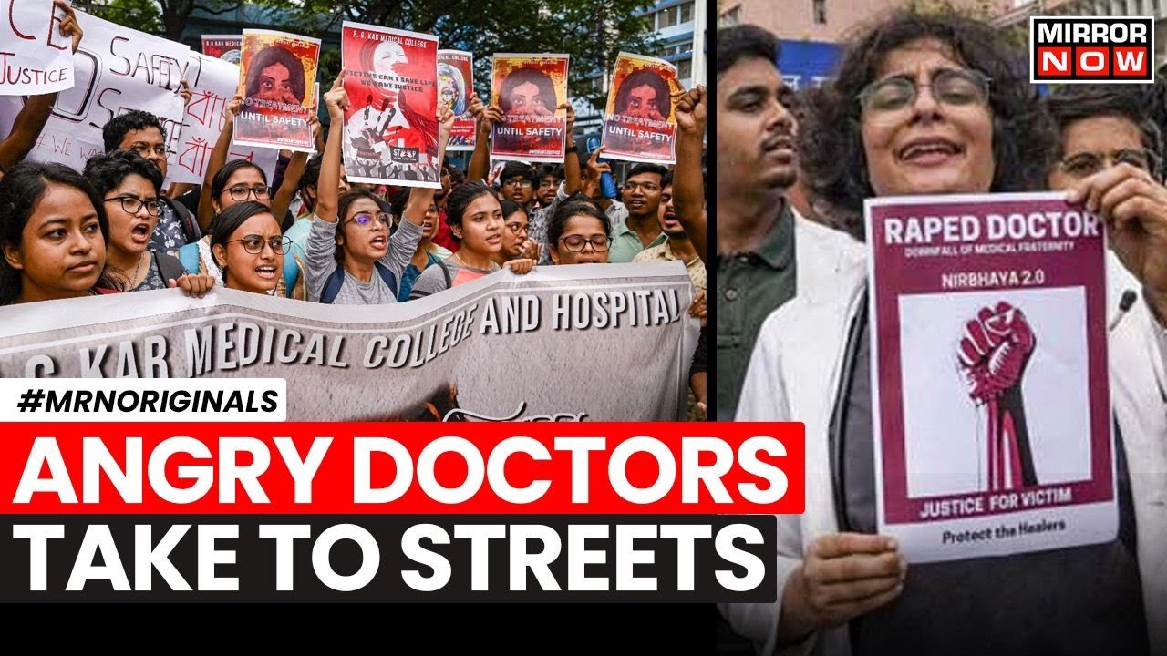 Kolkata Doctor News | Doctors Take To Streets To Demand Justice In Kolkata Doctor Rape, Murder Case