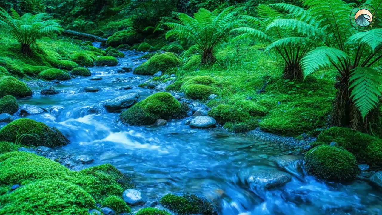 Gentle Water Flow in the Forest – Peaceful White Noise