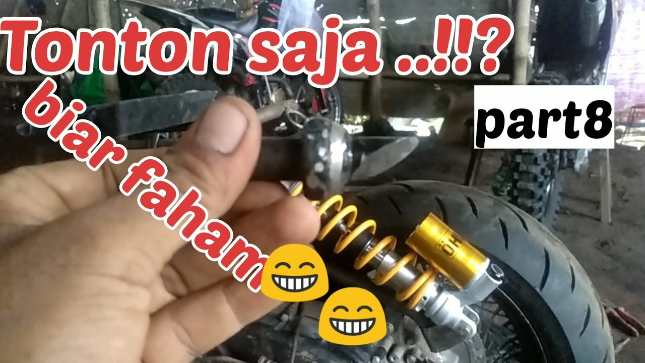 Pemasangan shock belakang