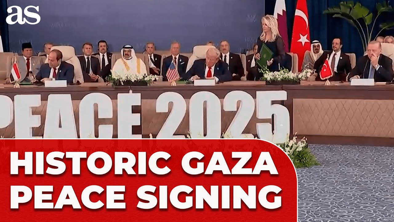 TRUMP, QATAR, EGYPT, and TURKEY LEADERS sign HISTORIC GAZA PEACE DEAL