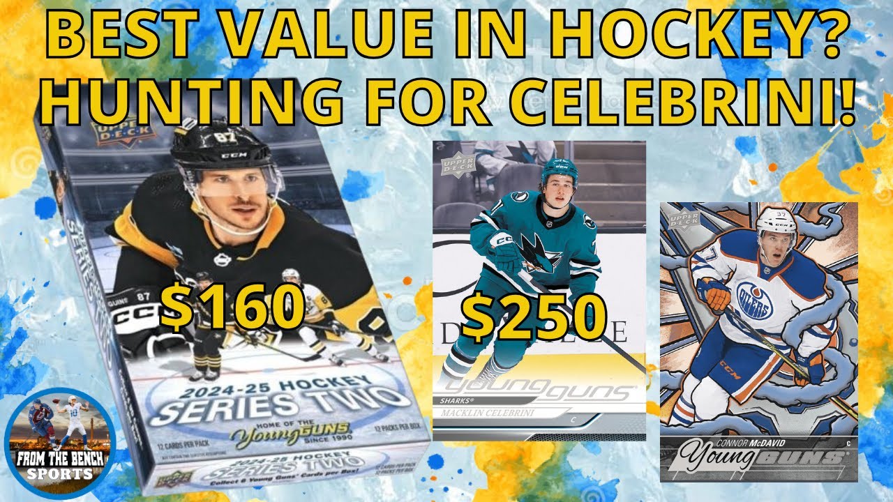 IS 2024-25 UPPER DECK SERIES 2 HOBBY THE BEST VALUE IN HOCKEY? CAN I HIT A MACKLIN CELEBRINI!