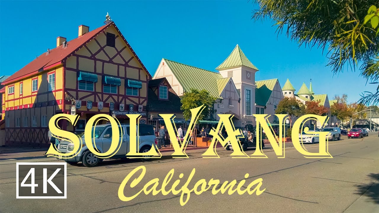[4K] Solvang - Danish Town - California - Walking Tour