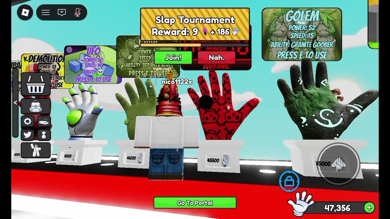 go to play slap battle