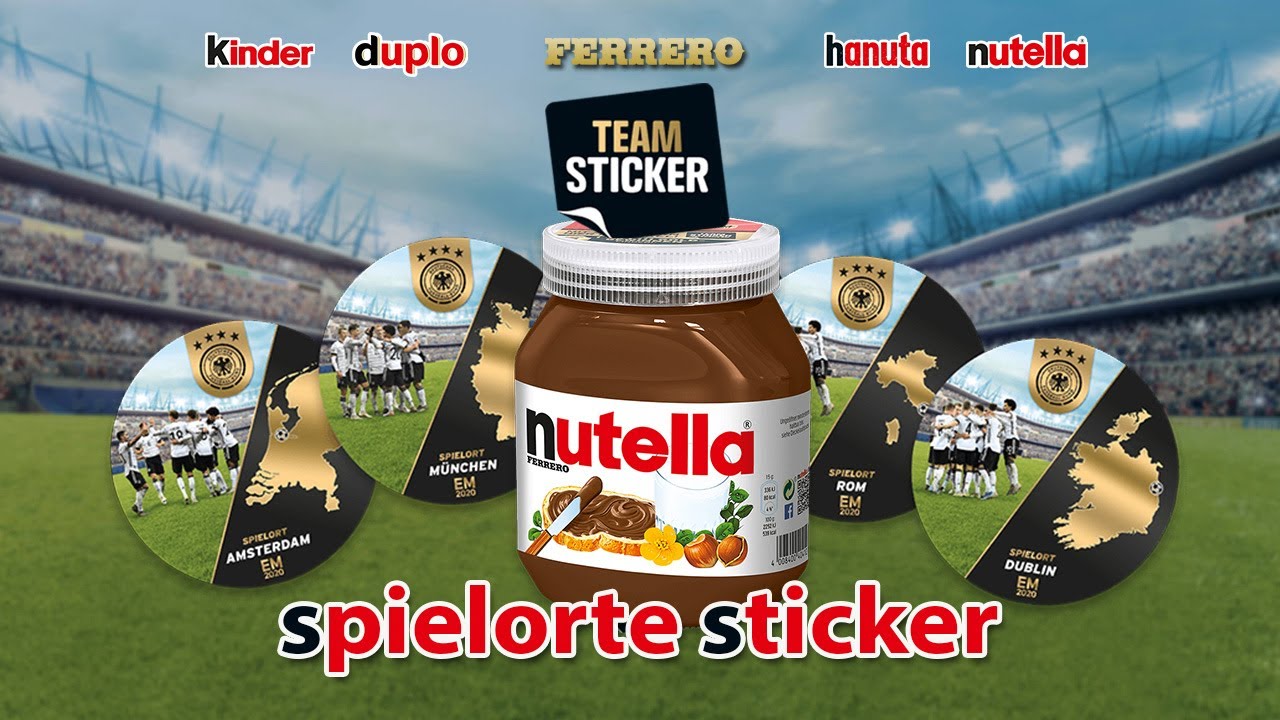 FERRERO DFB Teamsticker EM 2020 - SPIELORTE TEAM STICKER