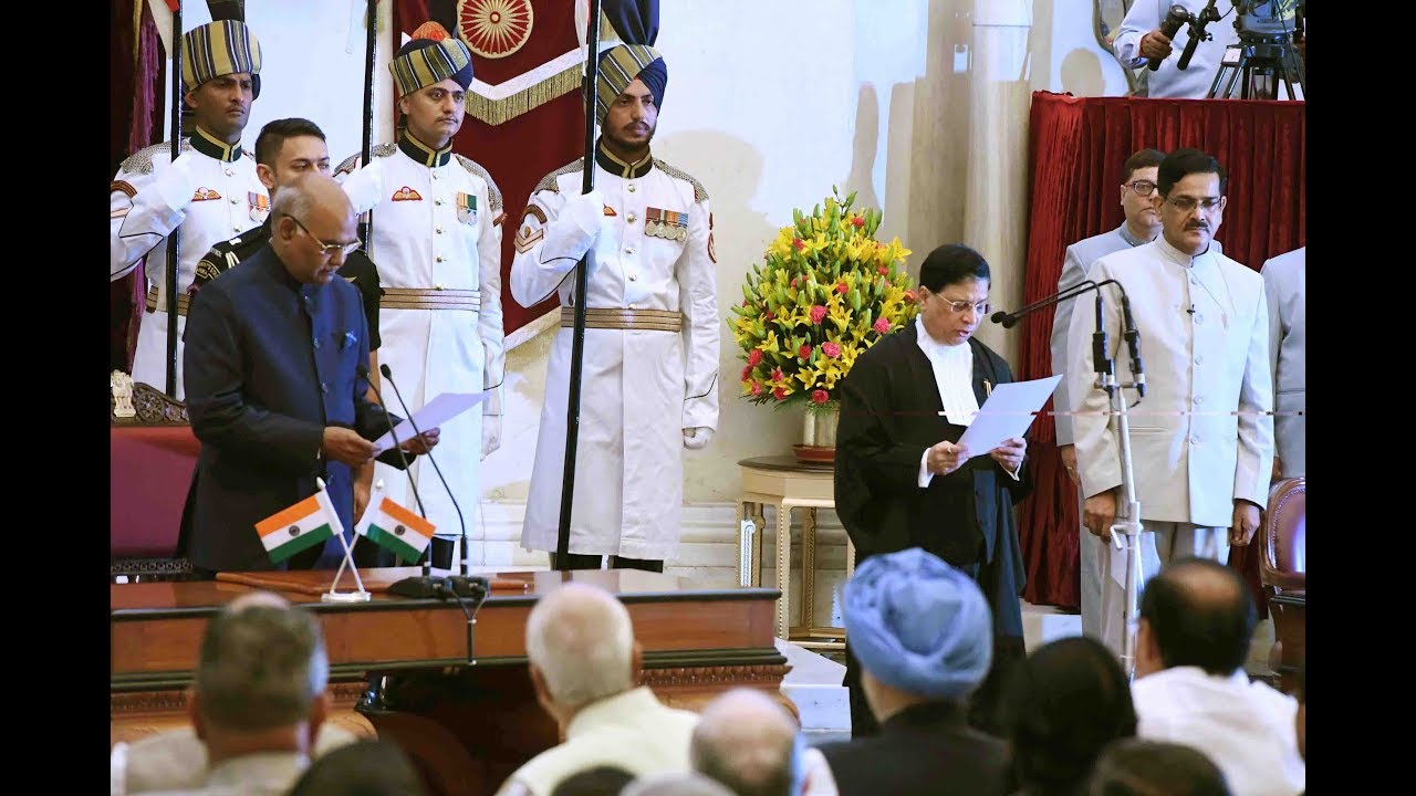 Shri. Justice Dipak Misra Sworn in as the Chief Justice of the Supreme Court of India-28-8-17