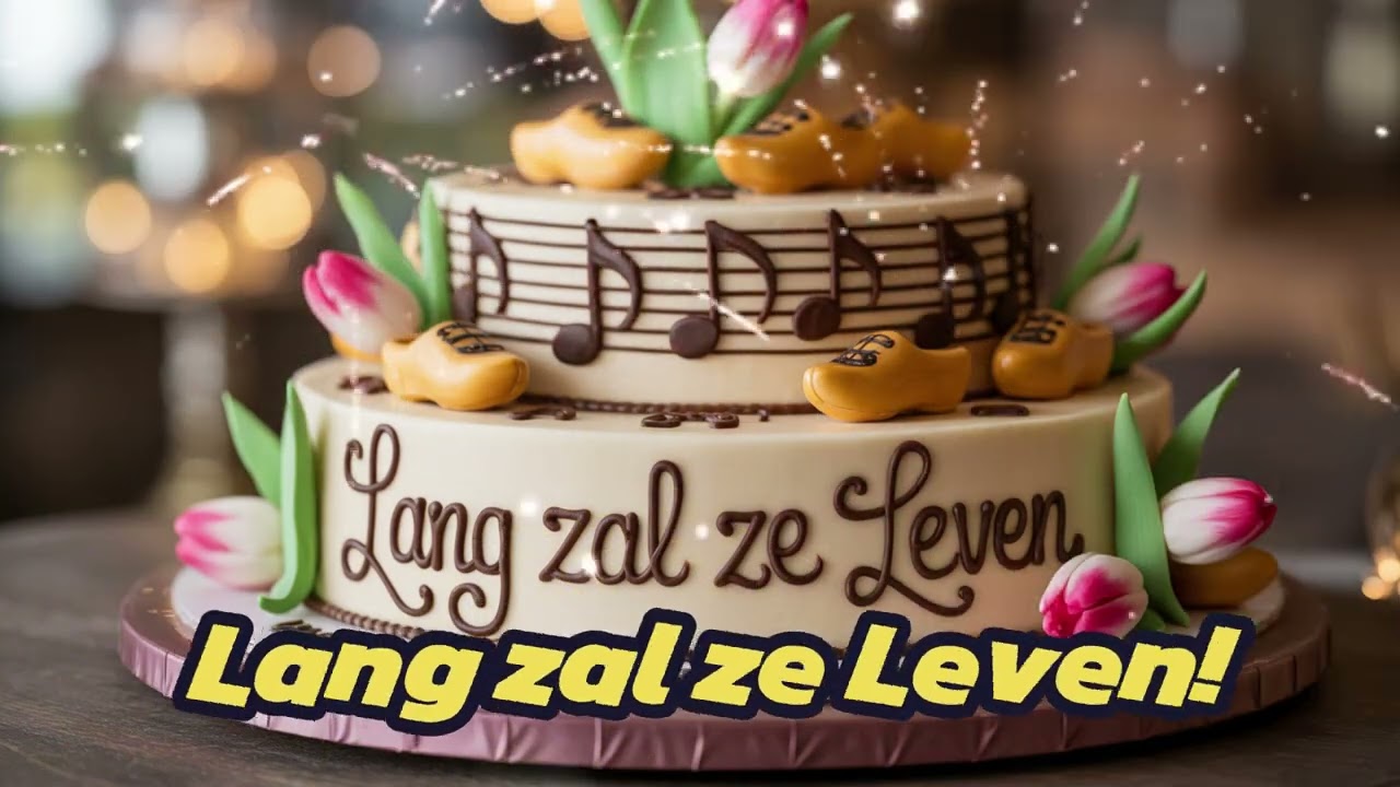 Happy Birthday in Dutch Pop Style &ndash; Vrolijk Verjaardagslied vol Feest !