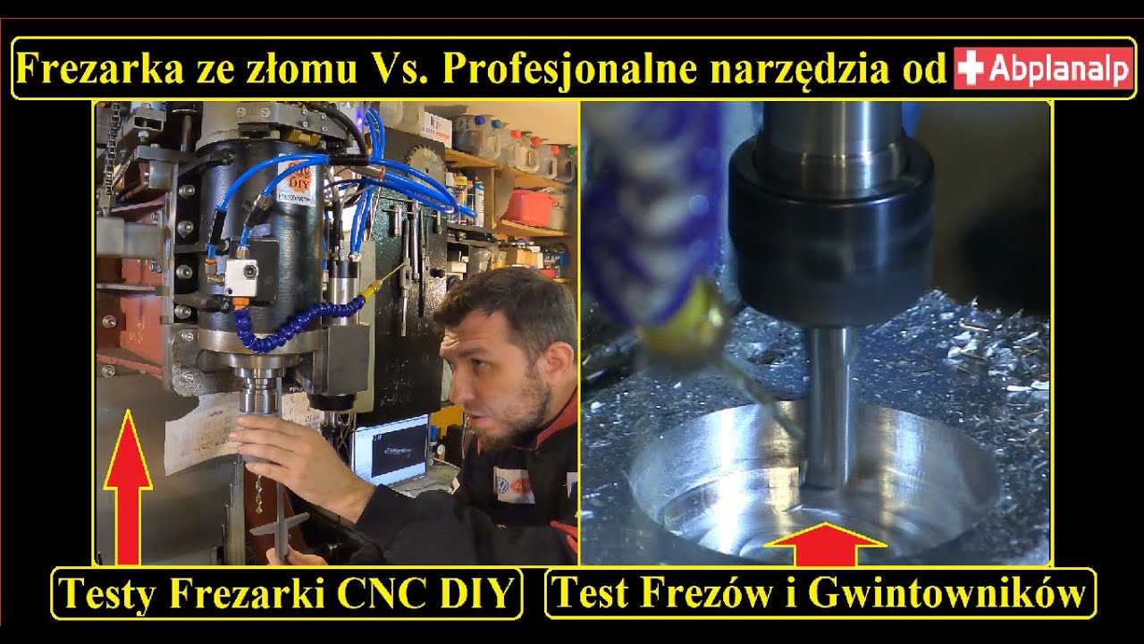 TEST Frezów i gwintowników od Abplanalp na frezarce CNC domowej roboty + kilka porad dla nowicjuszy
