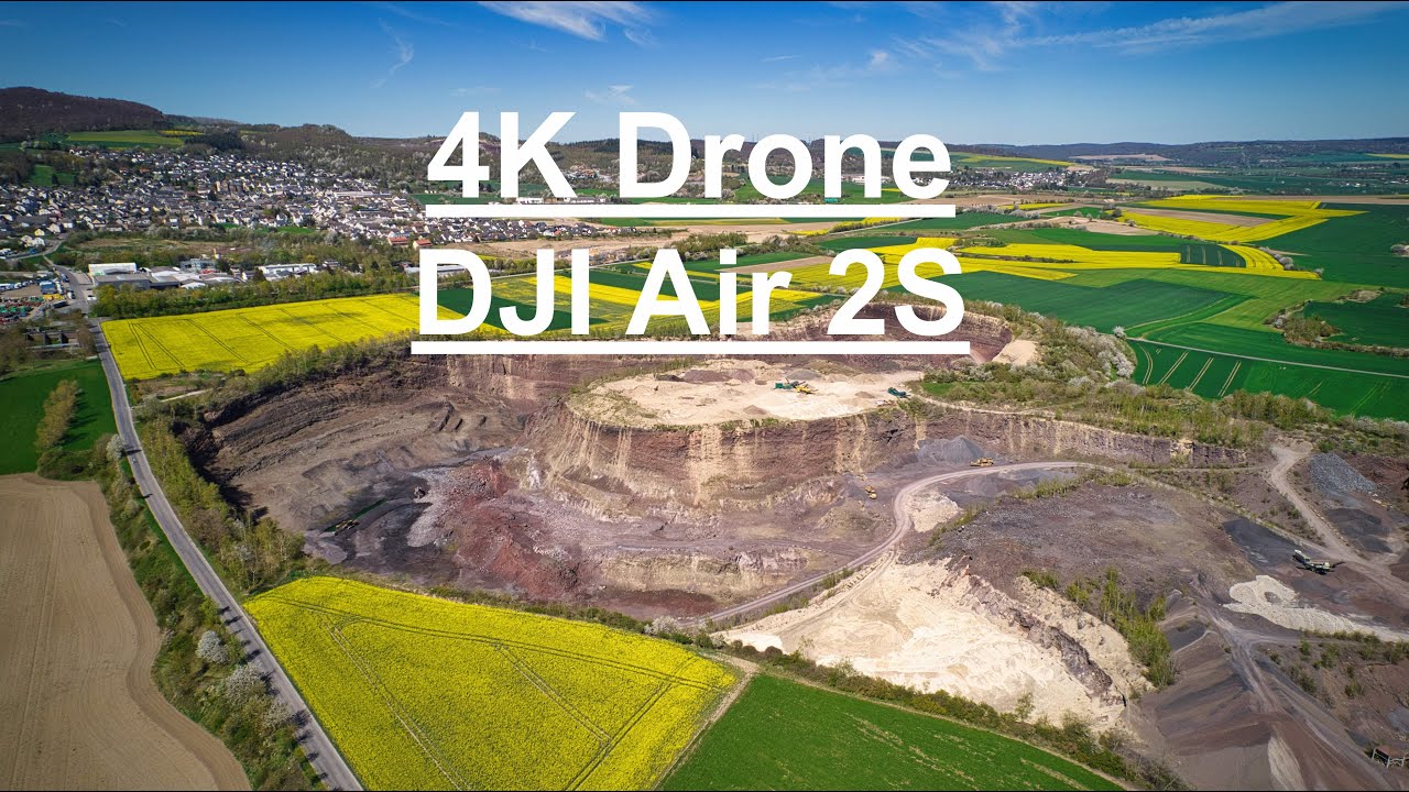 4K Drone / Drohne Kruft, Nickenich, Rapsfelder und Maria Laach mit der DJI Air 2S