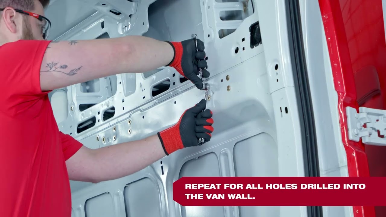 Milwaukee PACKOUT Rack Kit Assembly and Van Installation