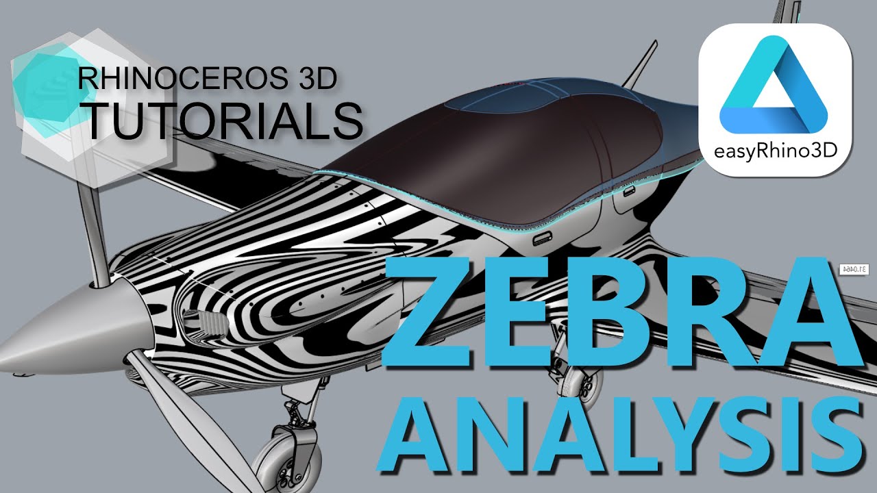 RHINO TUTORIALS - Zebra Analyzing Surface Continuity