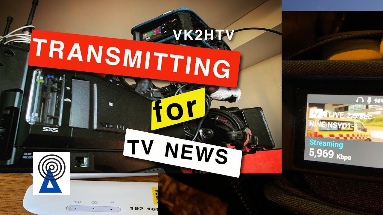 News Gathering transmission technology or ENG camera bonded cellular transmitters