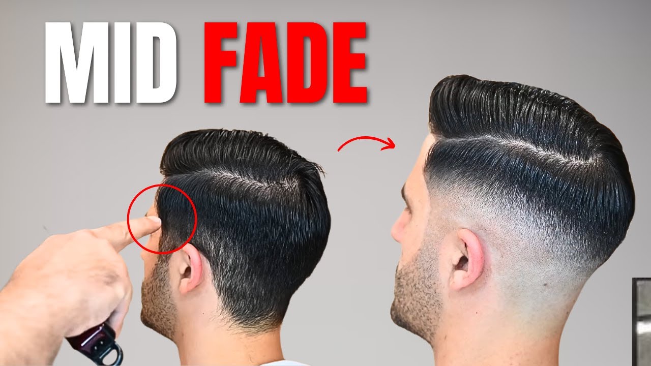 MID FADE paso a paso 💈| Cómo hacer un Degradado Medio Profesional (Tutorial Barbería)