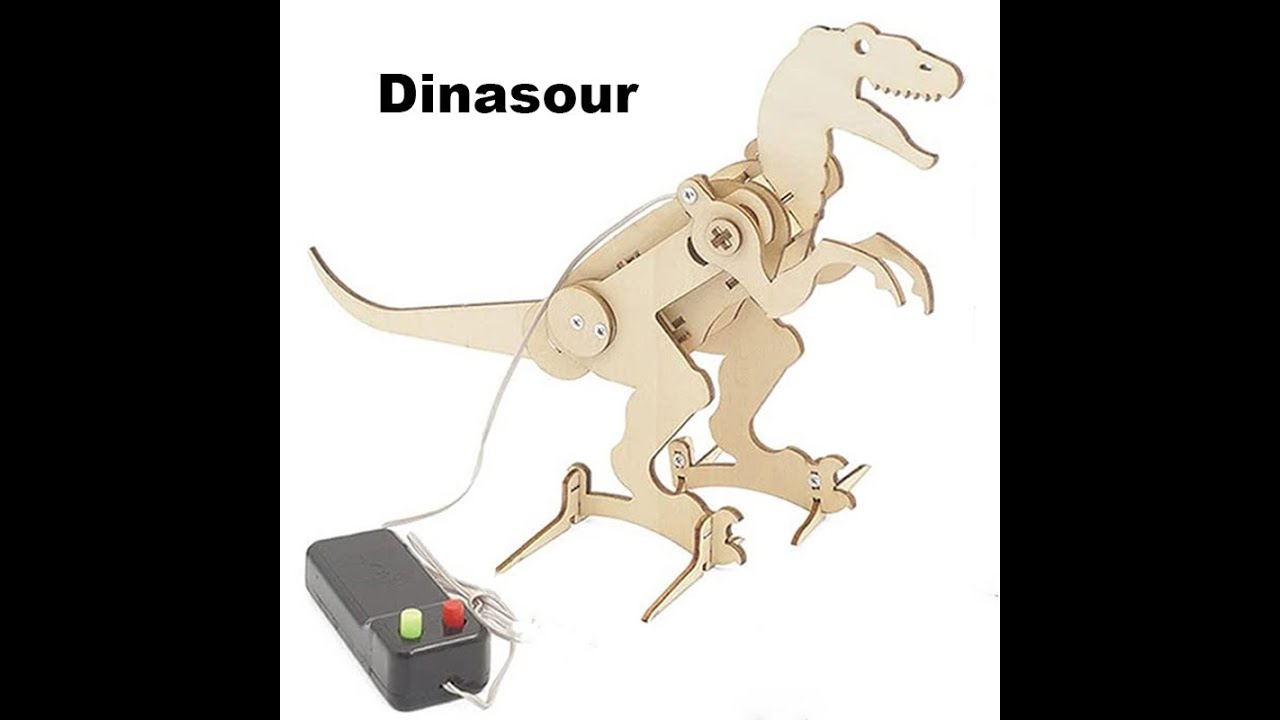 DIY Wooden Dinosaur Physical Learning Toy Science Experiment Educational Assembly Toys