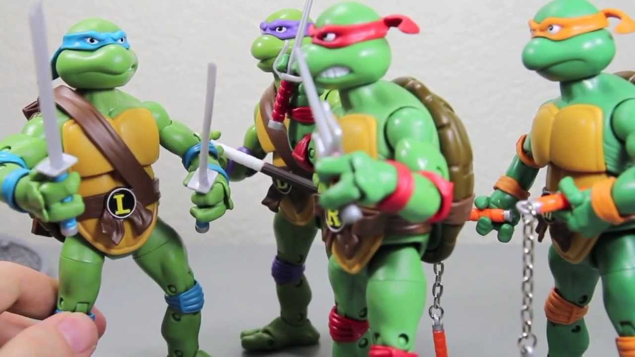 Teenage Mutant Ninja Turtles Classic Collection Leonardo, Raphael, Donatello & Michelangelo Review