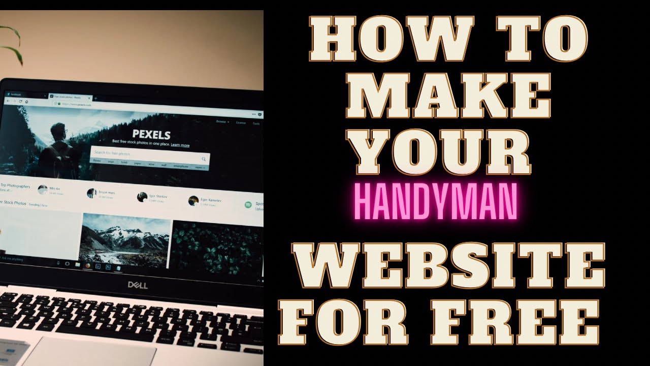 How to build a #Handyman website for Free