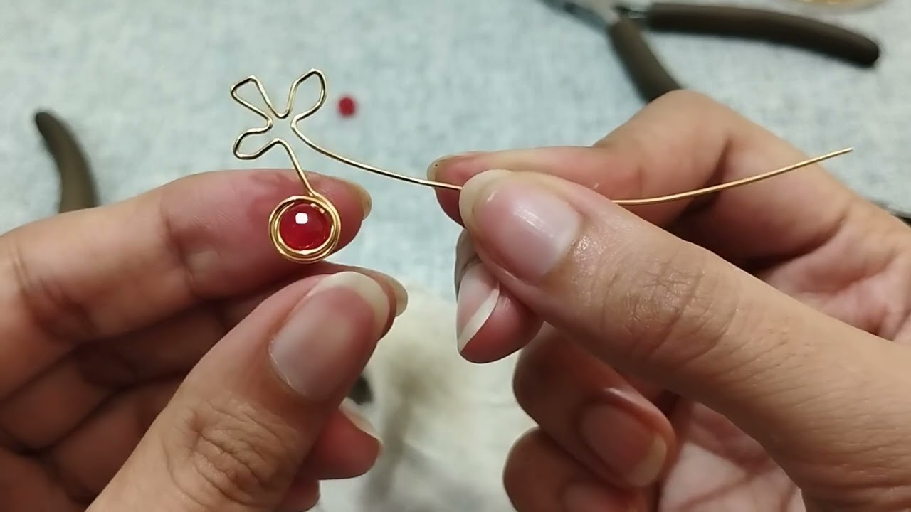 Dije de Cerezas en Alambrismo | Tutorial de Bisutería Fácil