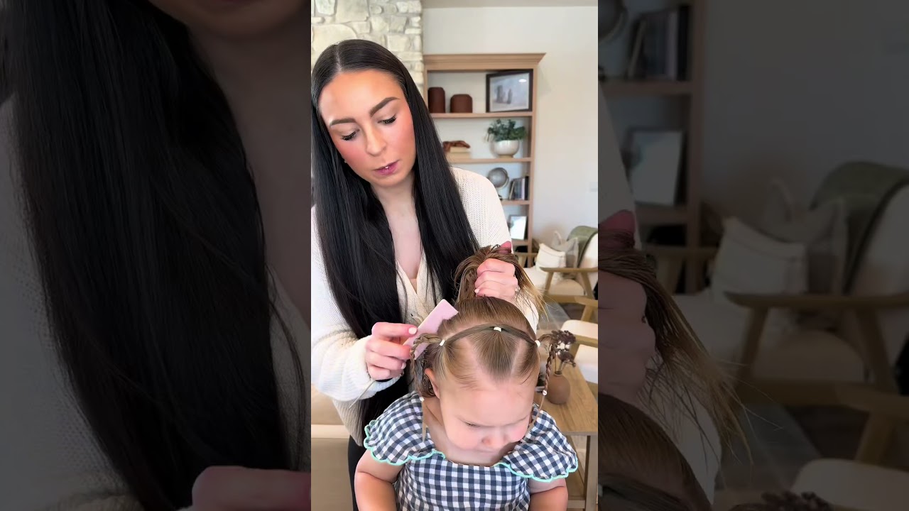Spring Toddler Hairstyles part 17🎀 #short #shorts #LaurenAshley