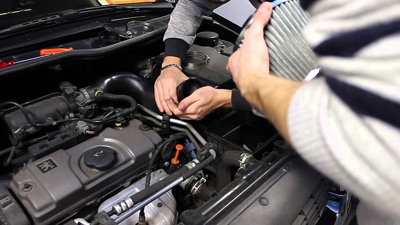 Installazione filtro a cono su Peugeot 206