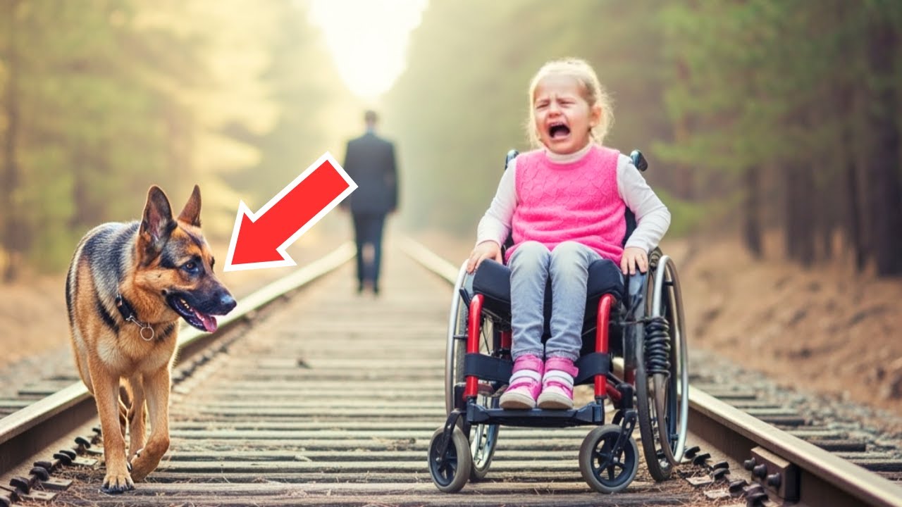 A Rich Man Tied a Girl in a Wheelchair to Tracks—What the German Shepherd Did Stunned the Nation