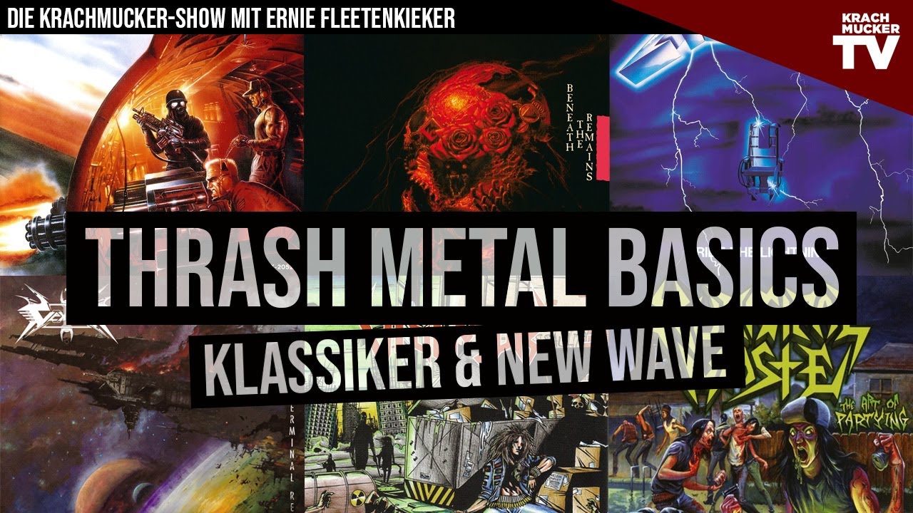 THRASH METAL Basics: Die TOP 10 KLASSIKER & NWOTM | Krachmucker TV