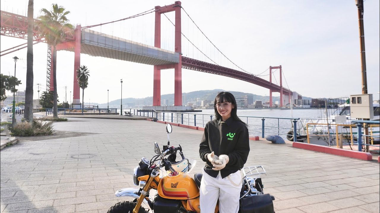 行き先決めず出掛けたら、突如バイクで【船旅】に出ちゃったモンキー乗り…