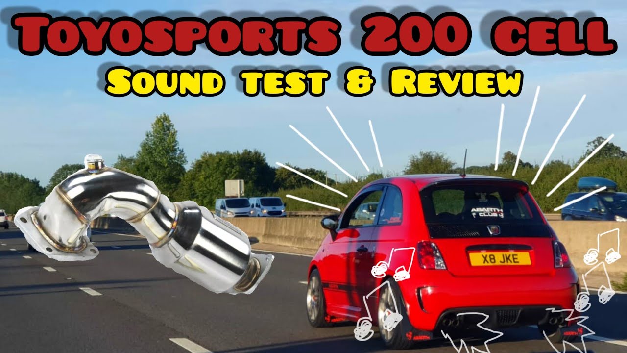 Toyosports 200 Cell Sports Cat - Abarth 595 (Sound Test & Review)