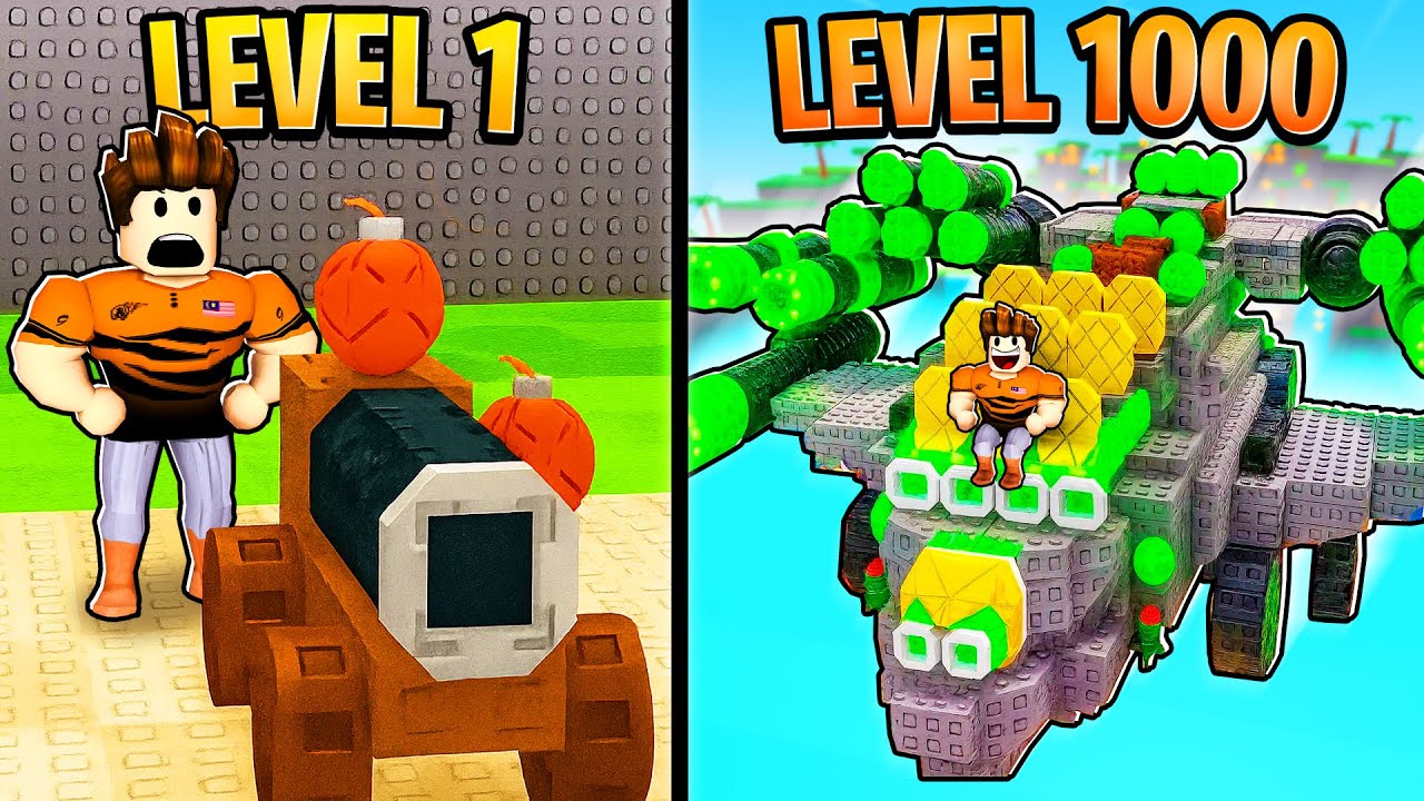 Bina Meriam Paling Kuat...Boleh Tembak Meriam Sampai Bulan 💣🔥💣┃Build a Cannon Roblox Malaysia