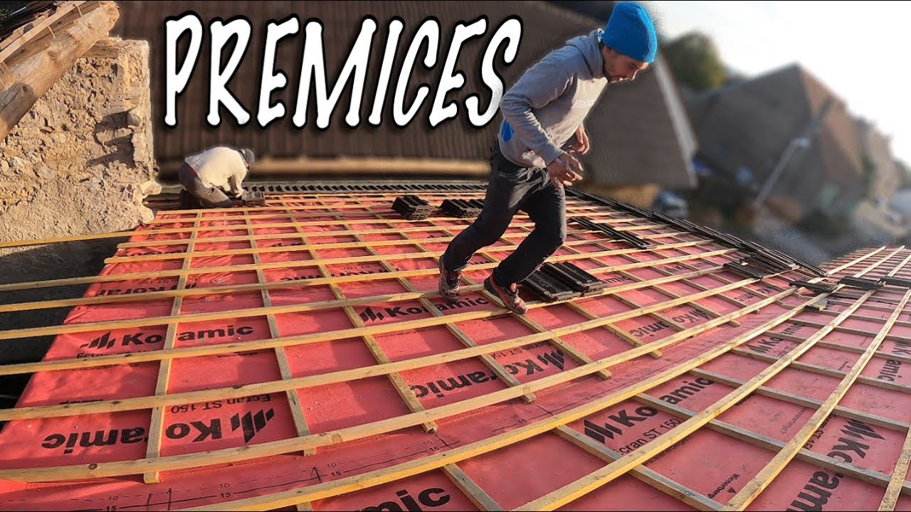 ON COMMENCE À COUVRIR (Rives / Gouttière / Tuiles) - Rénovation Béton DIY Episode #89