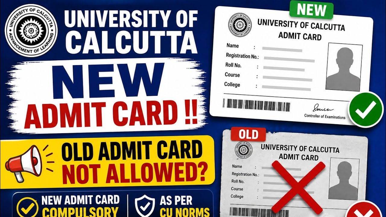 ||SEM-I New Admit Card Rules||Not Allowed with Old Admit Card||