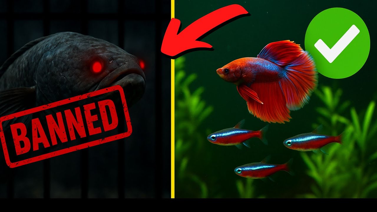 5 Aquarium Fish That Are ILLEGAL to Keep!