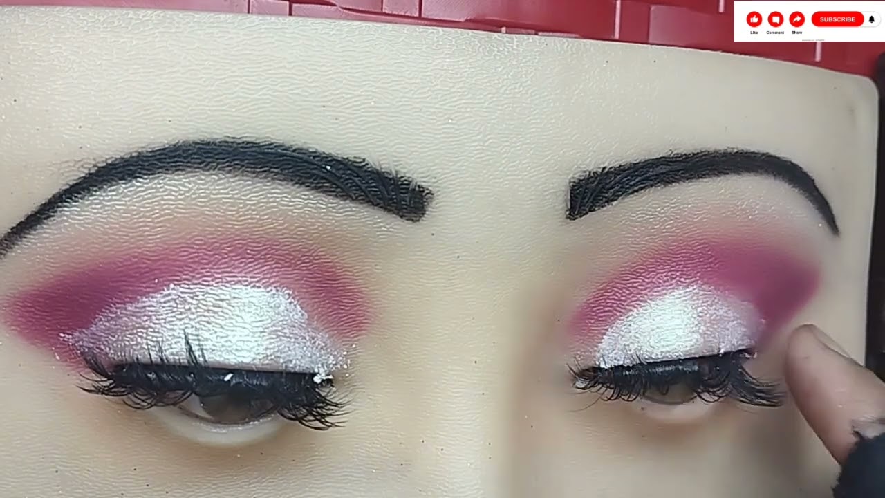 Velvet pink Eyes Makeup❤️Eyes Makeup| Bridal makeup| Marriage Event &Party Eyes Makeup|@NazGlamz25 
