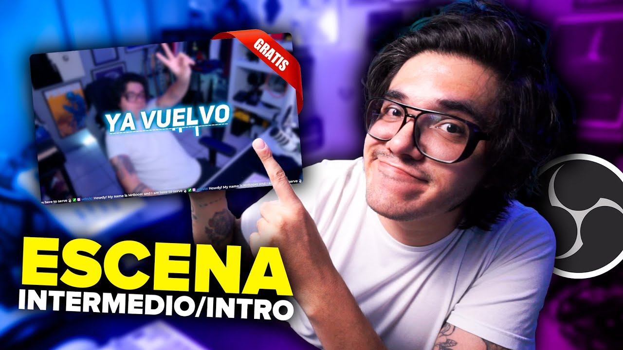 OVERLAY GRATIS PARA ESCENA DE INTRO O INTERMEDIO DE STREAM | Tutorial | Urbvic