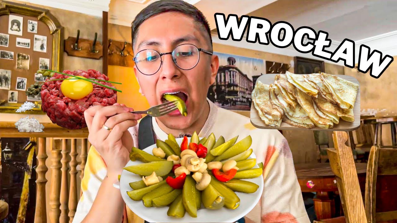 Food Tour in WROCŁAW, Poland - Guatemalan visits a Milk Bar for the first time