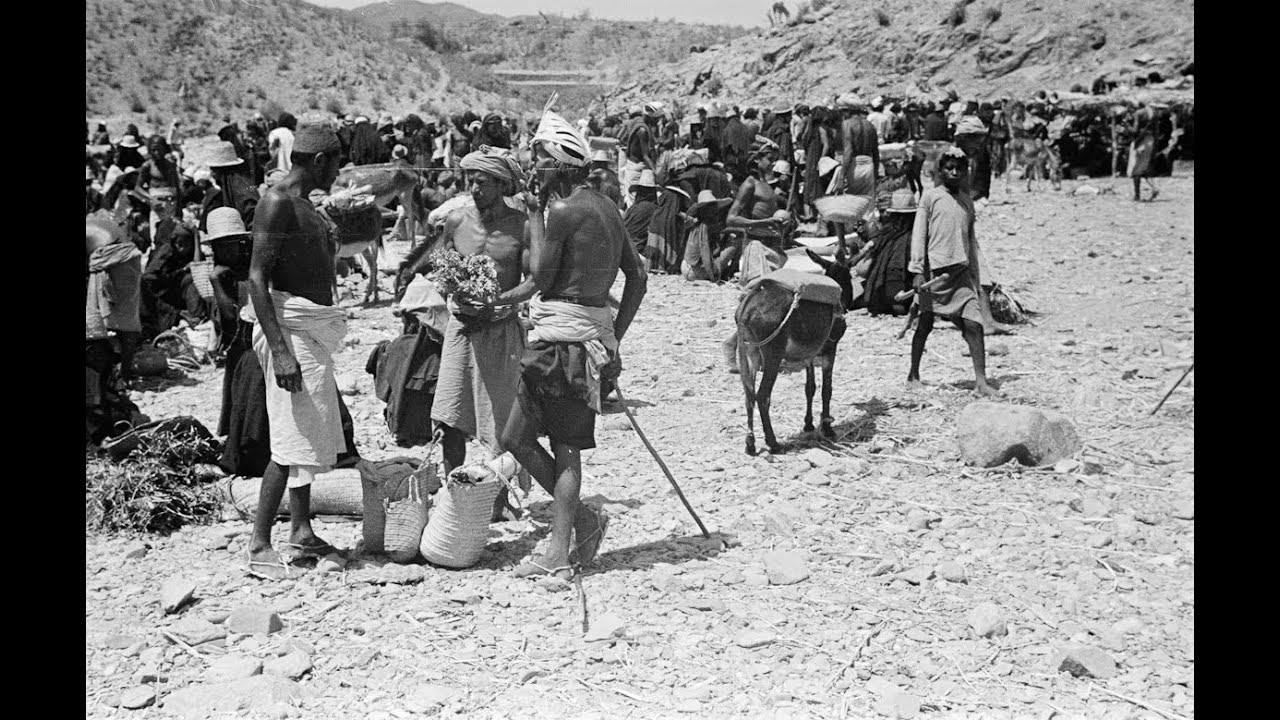 السعودية منطقة جازان الداير جبال فيفا سوق عيبان 1945م