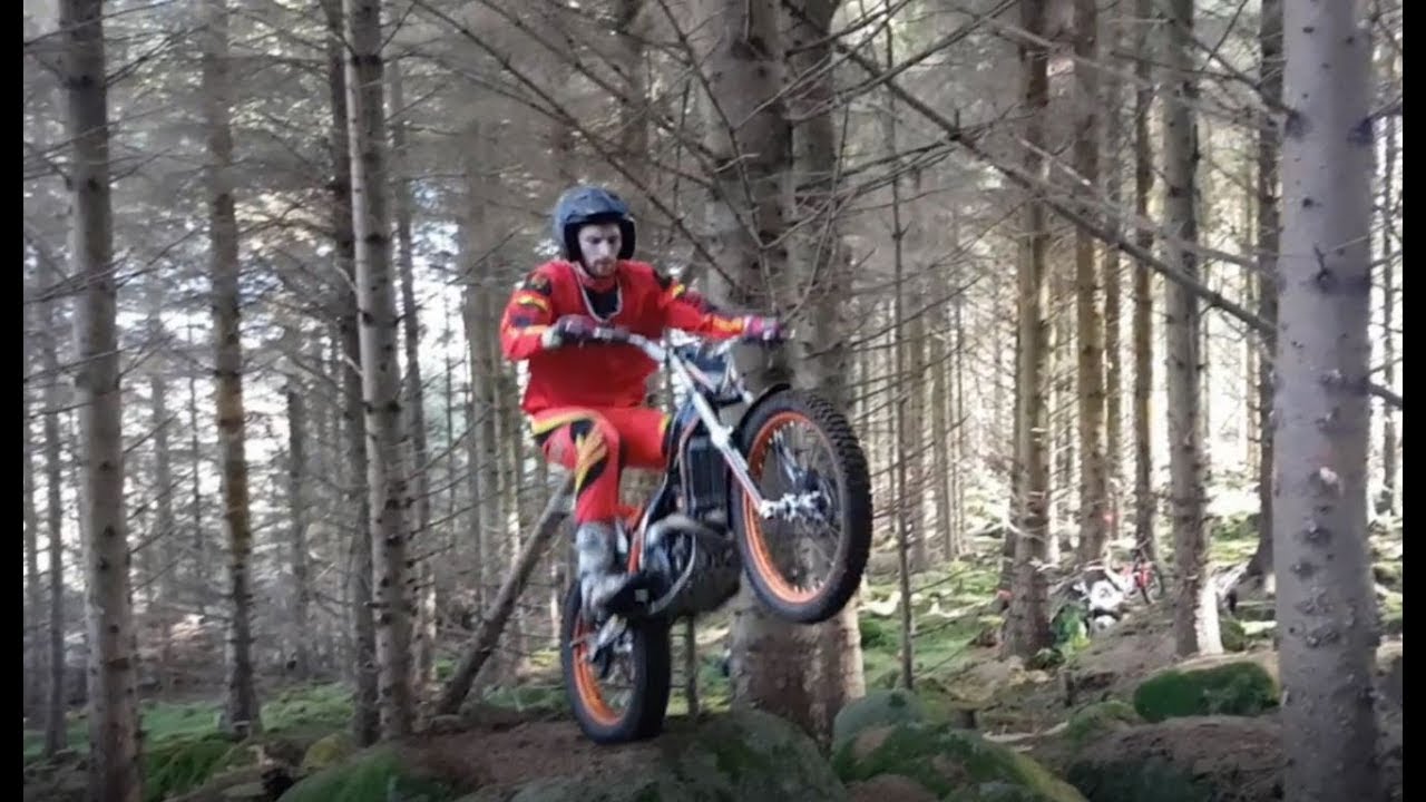 Bike Trial at Aurora Woods, Glencree, Co. Wicklow. 14-10-18