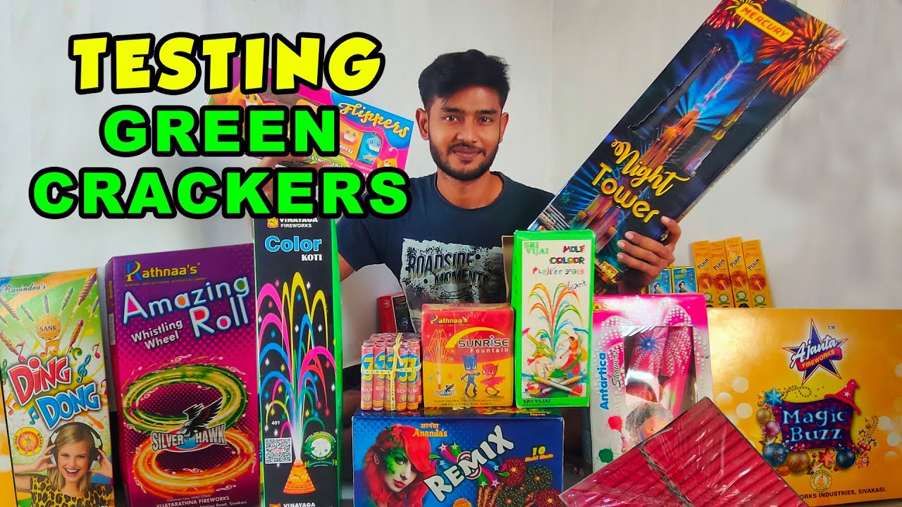Different types of Green Crackers Testing 2020 | Testing Diwali crackers stash | Green pataake