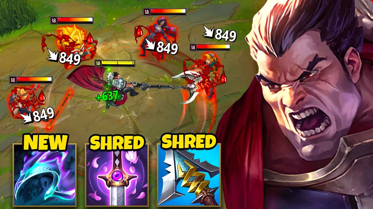 RIOT TURNED DARIUS INTO AN ACTUAL MONSTER!! (BROKEN NEW BUFFS)