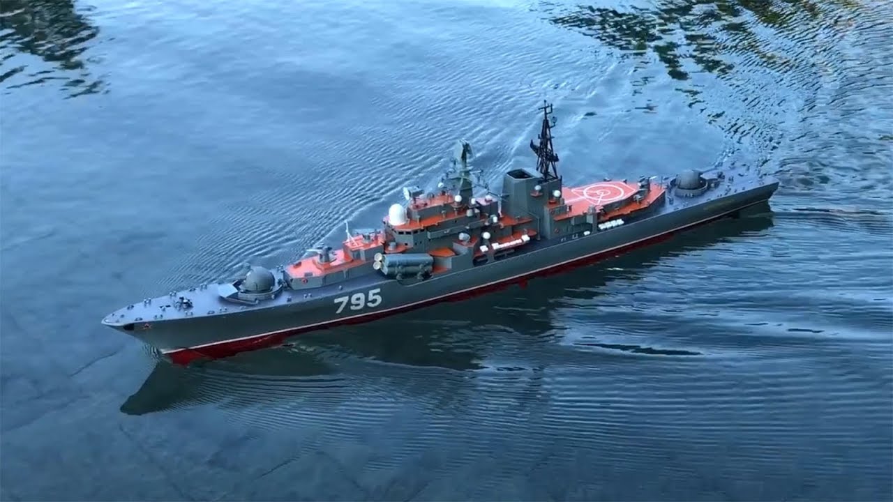 1/200 Sovremenny Class Destroyer RC Conversion Tutorial