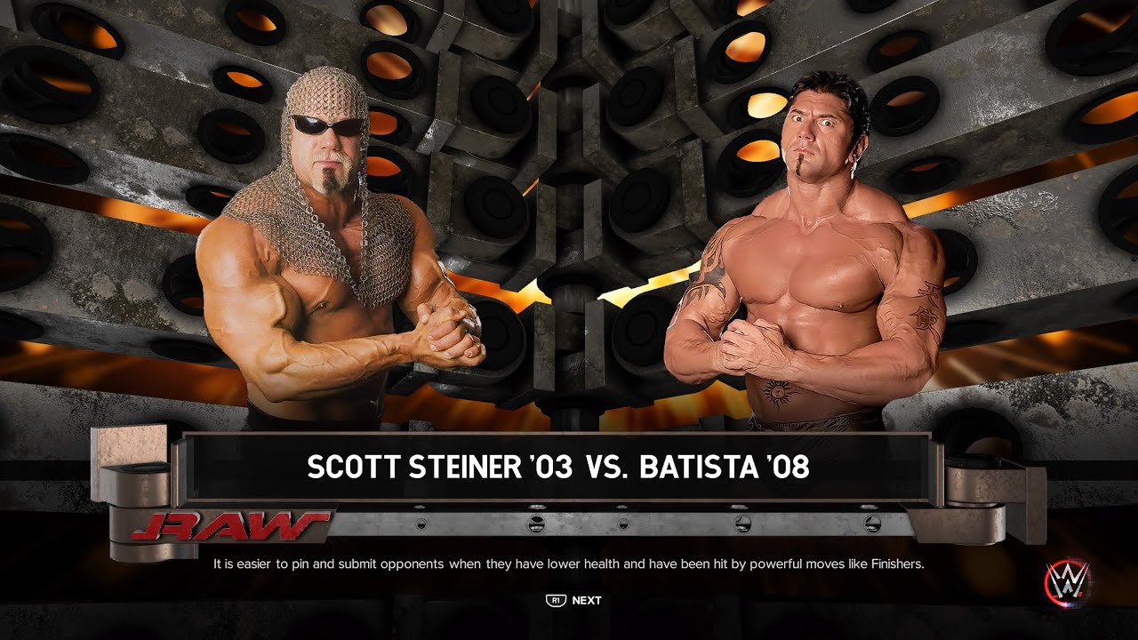 [WWE 2K23] Scott Steiner '03 vs. Batista '03