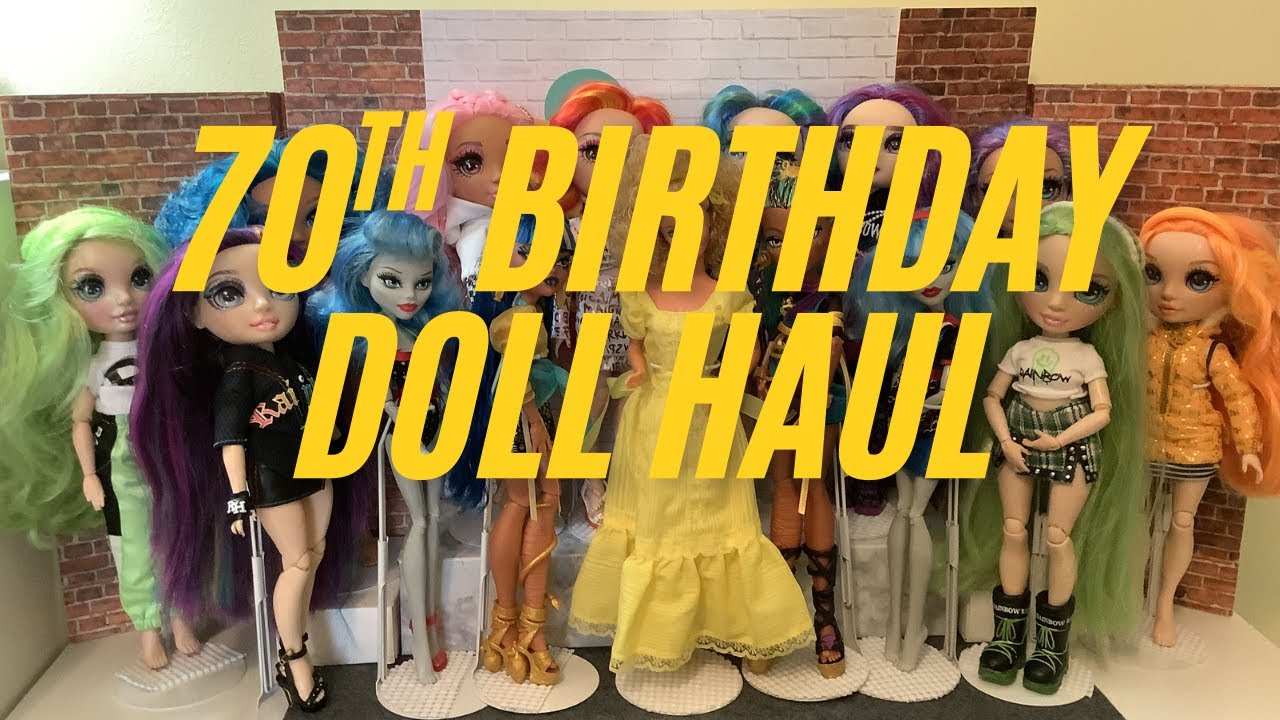 Покупки ко дню рождения | Барби | Rainbow High | Monster High V 36