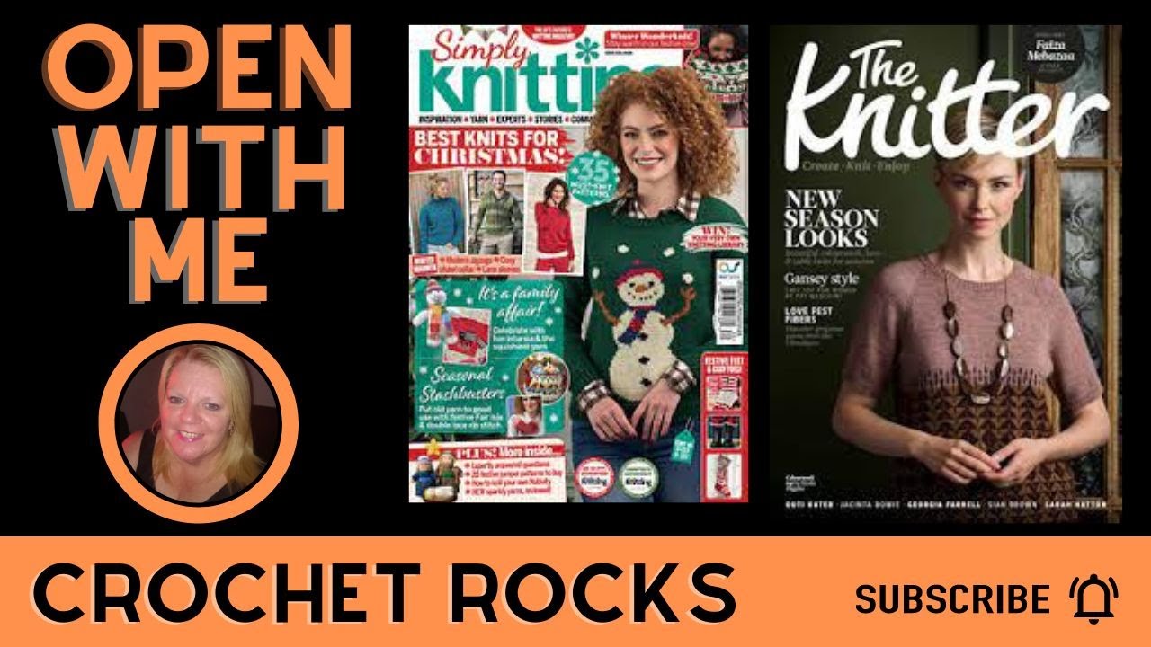 Open With Me No 84 Simply Knitting Magazine & Free Gifts | Crochet Rocks