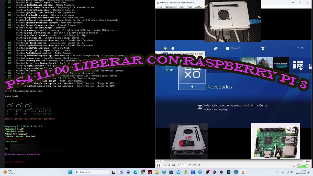 ⚡ PS4 v.11.00 LIBERAR CON Raspberry Pi 3 B. ⚡